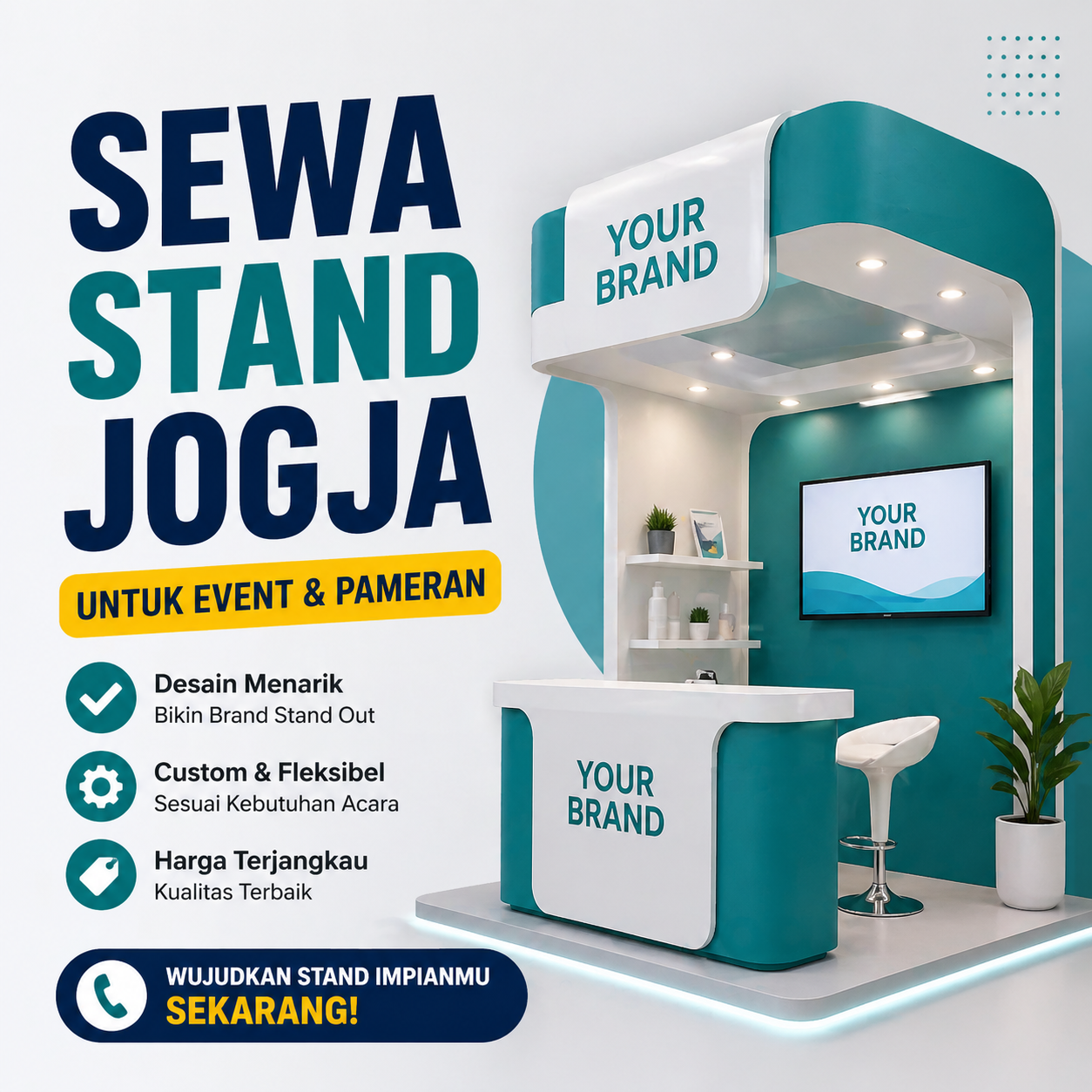 Sewa Alat Display & Perlengkapan Event Jogja Terlengkap | SEWARSA