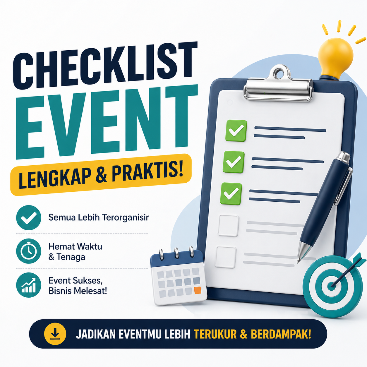 Checklist Persiapan Event yang Efektif & Anti Gagal (Panduan Lengkap)