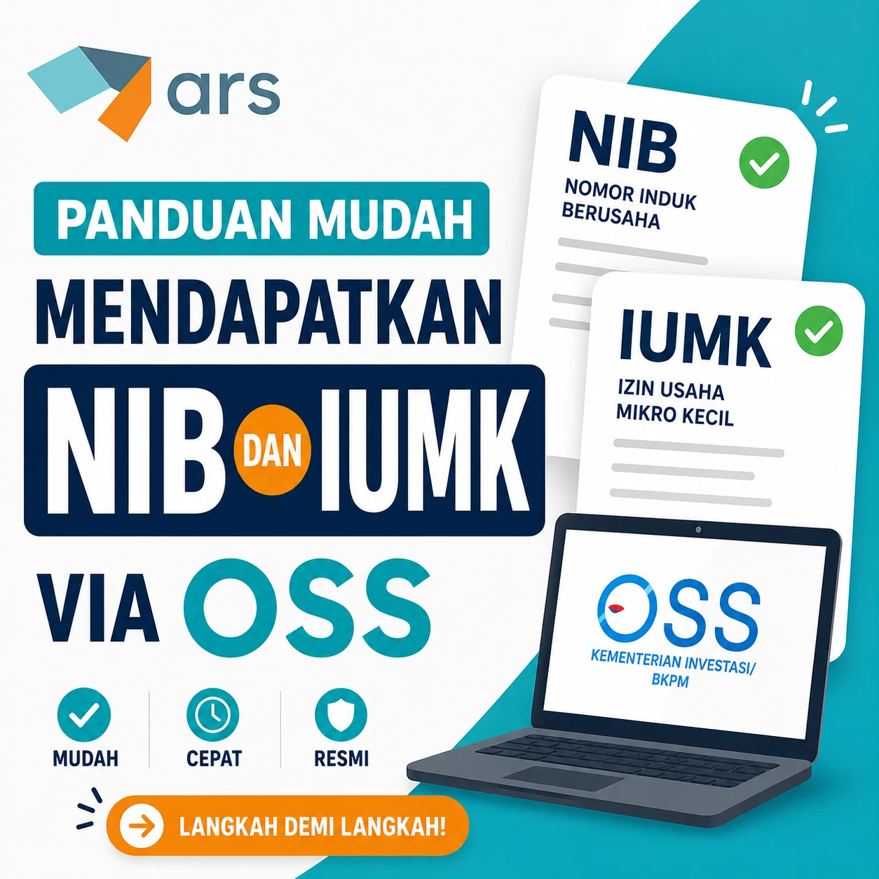 Panduan Mudah Mendapatkan NIB dan IUMK OSS PDF Download - ARS Management